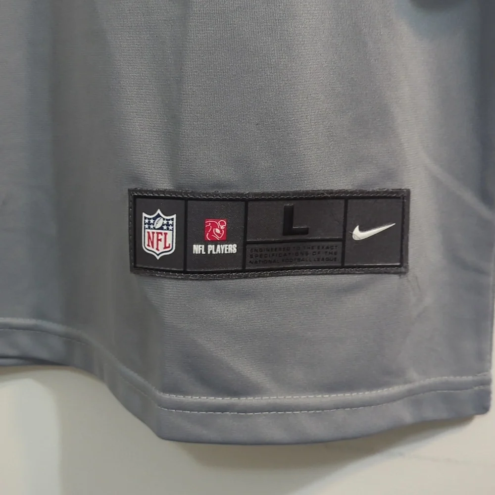 Nike Infield Seattle Seahawks Adams #33 Gray Jersey NWT - Picture 3 of 6